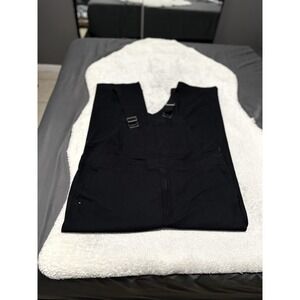 STOIC Men 2XL Duck Ripstop Overalls  Black Adjustable Pockets Utility Work